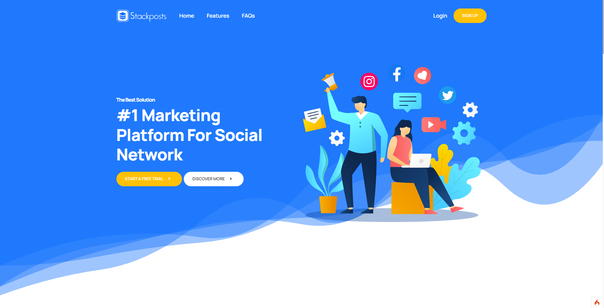Stackposts - Social Marketing Tool 01